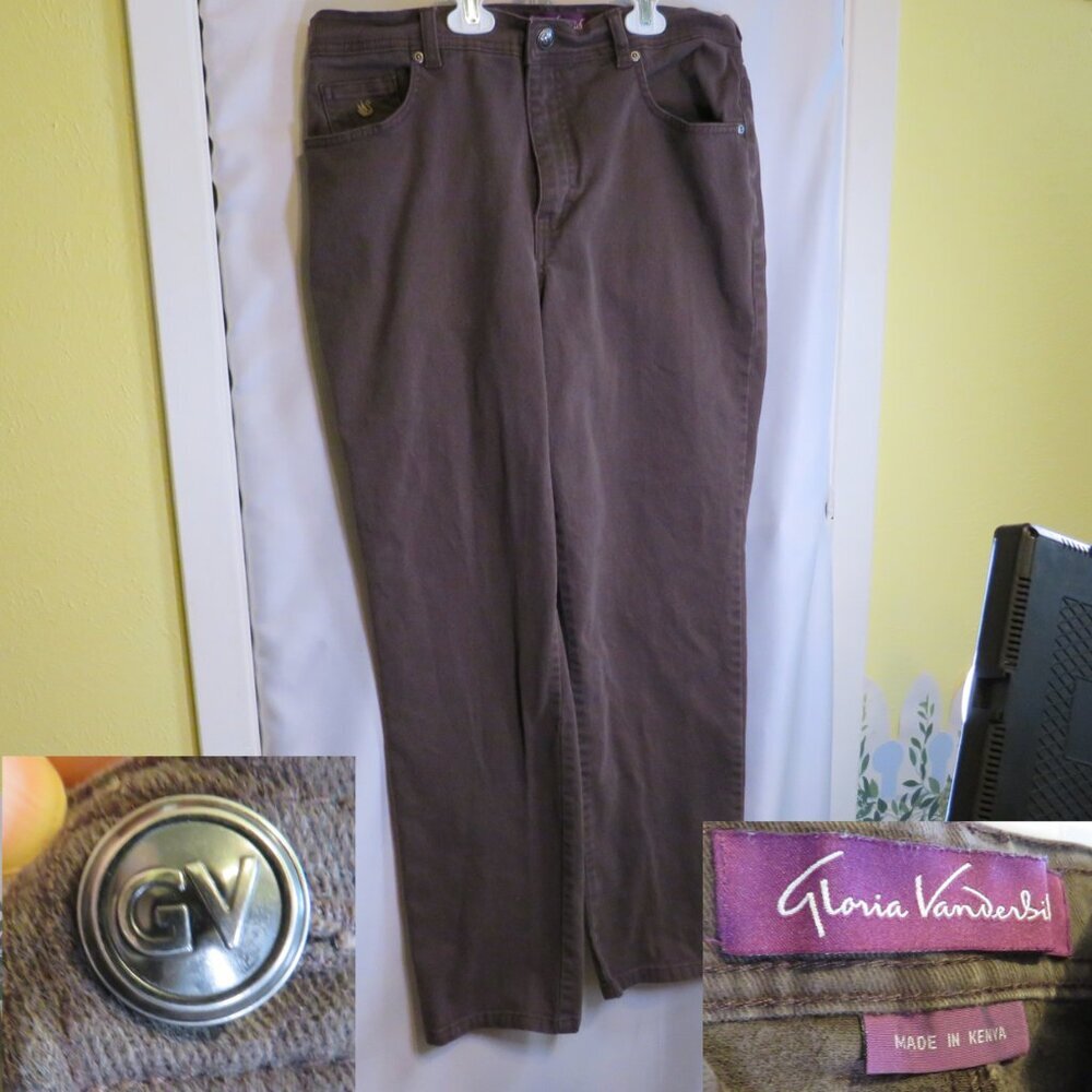 Vintage Gloria Vanderbilt 98% cotton Amanda Classic Jeans | Cocoa Brown